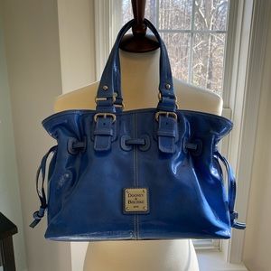 DOONEY & BOURKE Blue Patent Leather Tote